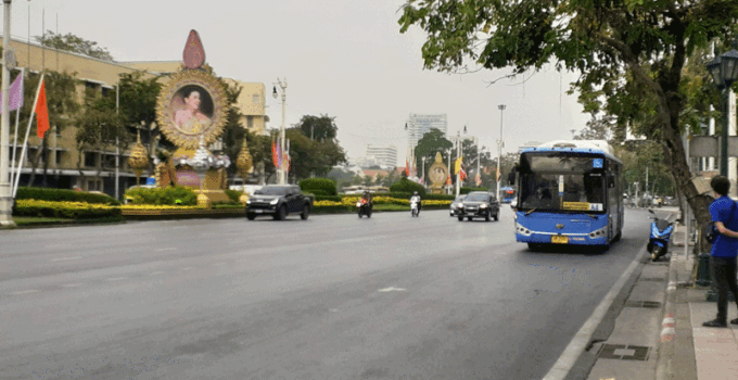 Bus dari Bandara Don Mueang ke pusat kota Bangkok