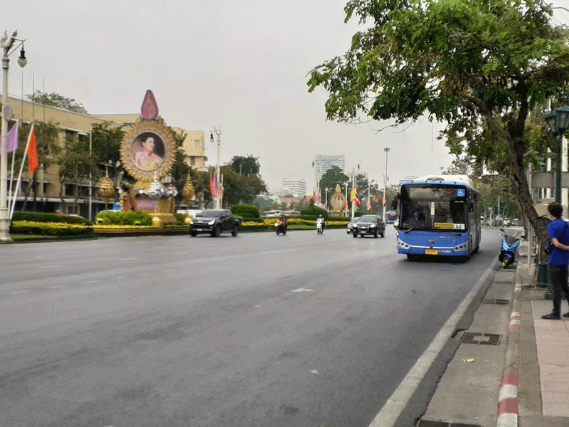 Bus dari Bandara Don Mueang ke pusat kota Bangkok